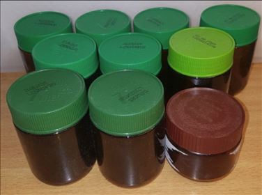 Abbildung: inzw. 19x Glas braun für Lichtempfindliches, Aufbewahrung