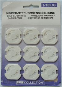 Abbildung: Steckdosensicherung für Kinder 9tlg. NEU
