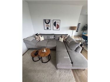 Abbildung: Sofa Couch grau