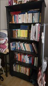 Abbildung: 3x Bücherregal Kiefer dunkel