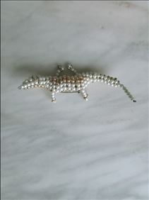 Abbildung: Art- Deco Brosche ( L 17,5 cm)