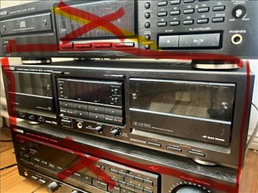 Abbildung: Kassettendeck  Kenwood 