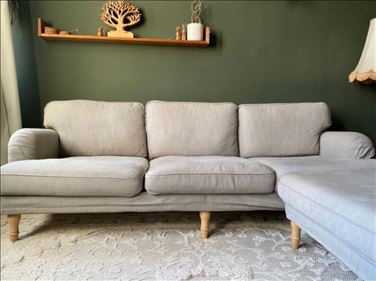 Abbildung: Graue Couch zu verschenken