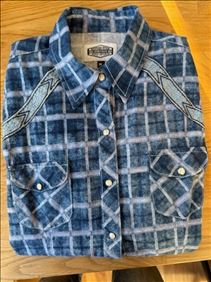 Abbildung: Damenhemd,Jeansoptik