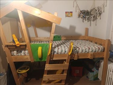 Abbildung: Kinderbett / Hochbett von Wickey zu verschenken 