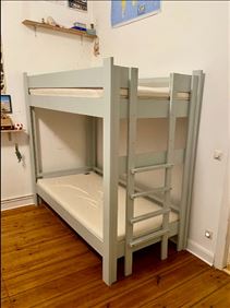 Abbildung: Doppelstockbett 90x200 Buche Vollholz