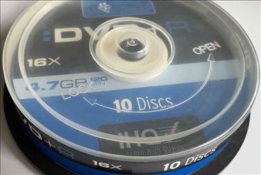 Abbildung: Intenso DVD+R 4,7GB 16x Speed DVD Cake Box 10