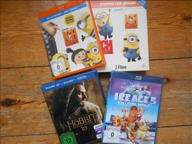 Abbildung: 5 DVD blue ray