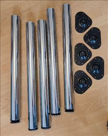 Abbildung: 5 70cm Tischbeine zum Anschrauben