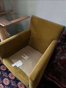 Abbildung: Amerikanischer Olivegrüner Sessel in sehr gutem Zustand 