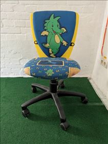 Abbildung: Kinder-Drehstuhl Tabaluga