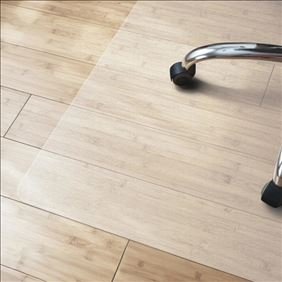 Abbildung: 3 Bodenschutzmatten f. Hartböden: Polycarbonat, Transparent