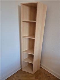 Abbildung: Stabiles Holzeckregal zu verschenken 