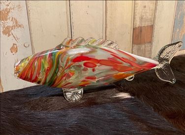 Abbildung: wunderschönen bunten großen Murano Glas Fisch