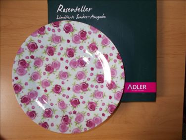 Abbildung: Tausche Rosenteller von ADLER, Durchmesser 23 cm
