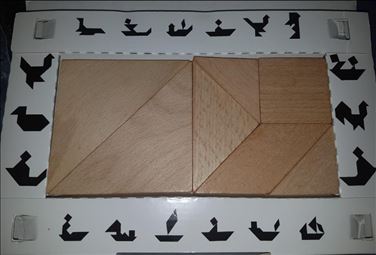 Abbildung: Tangram Holz