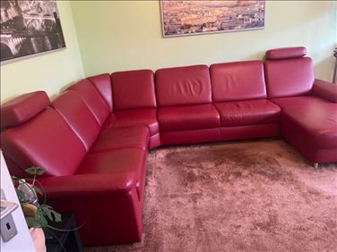 Abbildung: Ledersitzecke 