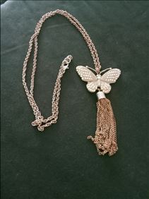 Abbildung: Designer Kette mit Anhänger , L: 44 cm