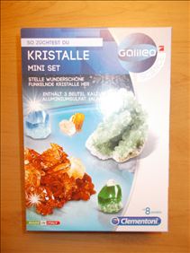 Abbildung: Vollständiges Kristall-Züchtungsset für Kinder ab 8 Jahren