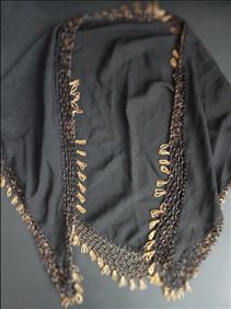 Abbildung: Unbenutzt.Chiffon Kopftuch, L:140 cm