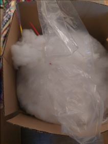 Abbildung: 1,5 kg Füllwatte 