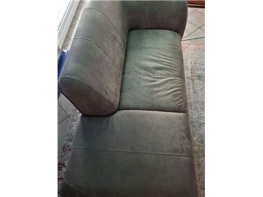 Abbildung: 2 Recamiere Leder Sofa 