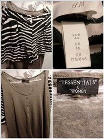 Abbildung: Kurze Hose, oberteil gr. 44 46 getragen gewaschen