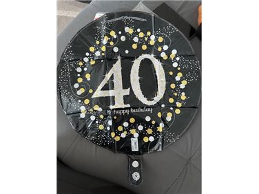 Abbildung: Folienballon zum 40. Geburtstag 