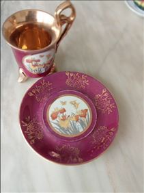 Abbildung: Vintage Porzellan Sammeltasse 