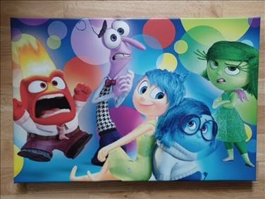 Abbildung: Tausche Leinwand mit Motiv von Alles steht Kopf