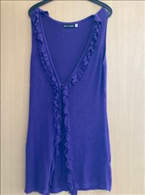 Abbildung: Weste lilafarben Gr l