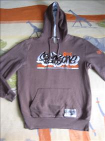 Abbildung: Kaputzen-Pullover Gr. 36/38, Fleece-Futter,kaum getragen