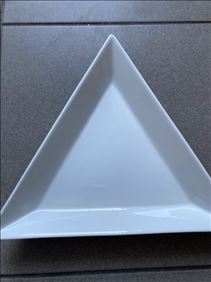 Abbildung: Porzellan Teller. Weiß 