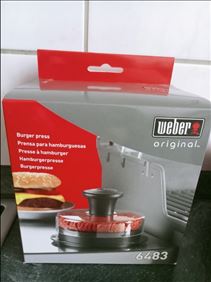 Abbildung: NEU. Weber Burger-Presse Original