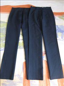 Abbildung: 2 Stretch-Hosen Gr. 34, waschbar,klassischer Business-Style