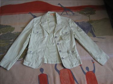 Abbildung: Stretch-Jacke, Blazer Gr. S, Hellgrün BiBA, wenig getragen