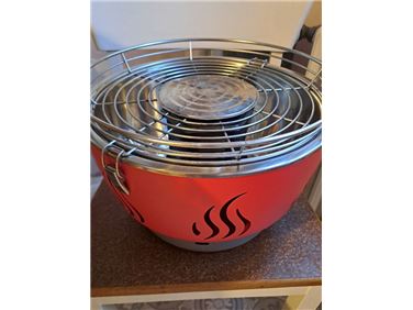 Abbildung: Holzkohlegrill m. Aktivbelüftung/Tischgrill - Florabest