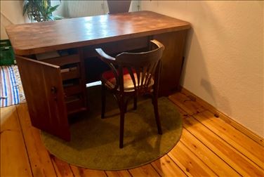 Abbildung: Holz Schreibtisch 50er Jahre 