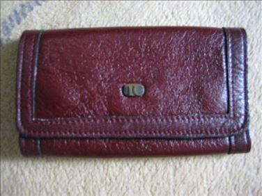 Abbildung: Leder Schlüssel-Täschchen Tchibo