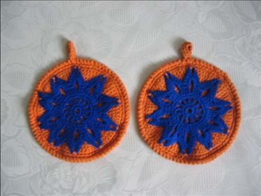 Abbildung: Topflappen, unbenutzt, Handarbeit