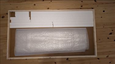 Abbildung: Transportkiste für großes Bild/Spiegel