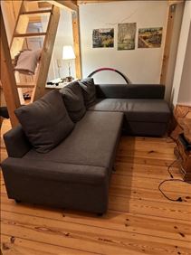 Abbildung: Graue Couch zu verschenken 