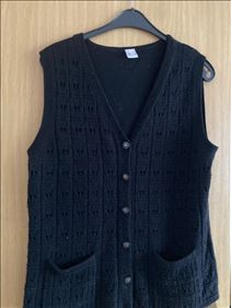 Abbildung: Weste schwarz Gr 44