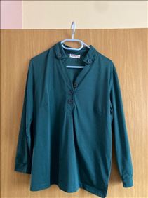 Abbildung: Bluse Smaragdgrün Gr 42