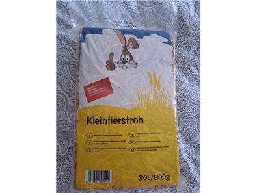 Abbildung: Stroh für Kleintiere (30 L/ 800 g, originalverpackt)