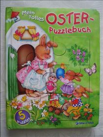 Abbildung: dickeres Oster-Puzzle-Buch, vollständig