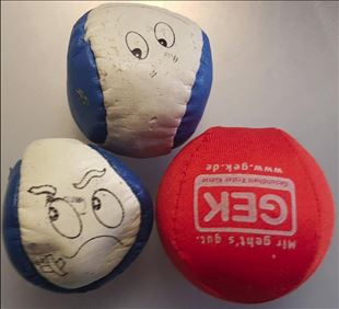 Abbildung: 3 Hacky Sacks Bälle - Footbag