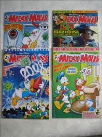 Abbildung: 4 Walt Disney Micky Maus Hefte von 2007