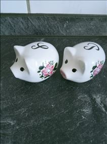 Abbildung: Gewürzstreuer Porzellan Set Salz-/Pfefferstreuer 