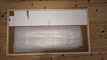 Abbildung: Transportkiste für großes Bild/Spiegel